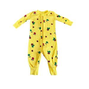 Hanna Andersson Organic Sleeper Lady Bugs Size 50